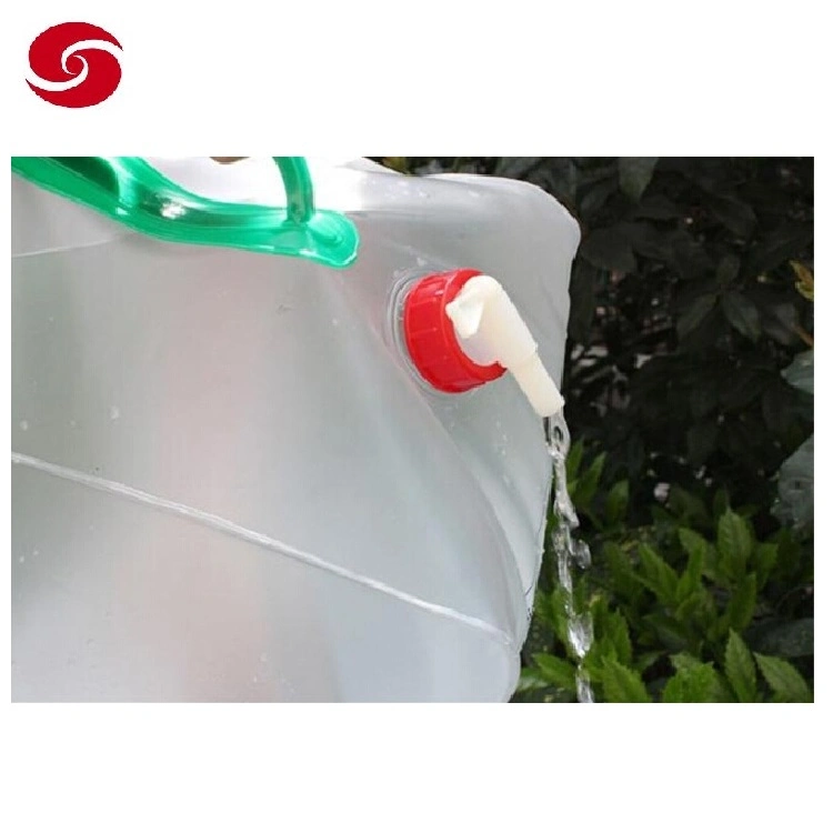 10L/20 L PVC Food Level Camping Folding Plastic Outdoor Water Jerry Can