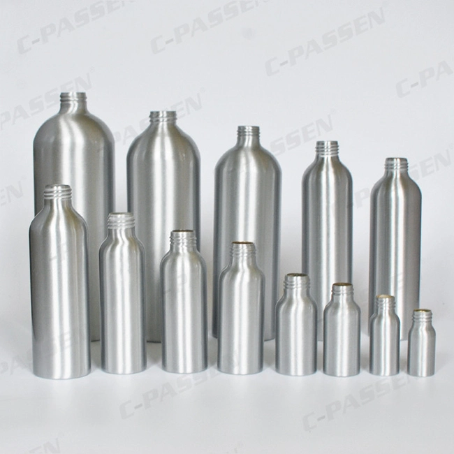Various Size of Aluminum Bottle Jar Cosmetic Packaging Can Be Customized