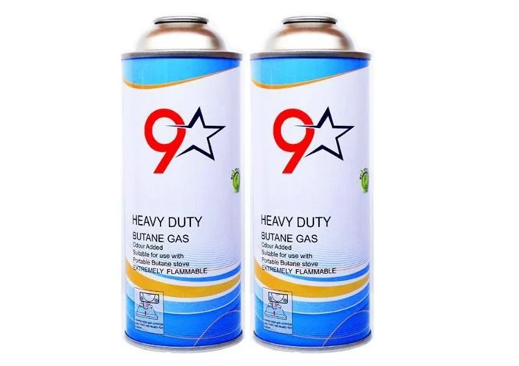 Straight Wall Aerosol Gas Butane Tin Cans for Outdoor Camping