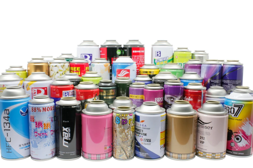 Straight Wall Aerosol Gas Butane Tin Cans for Outdoor Camping