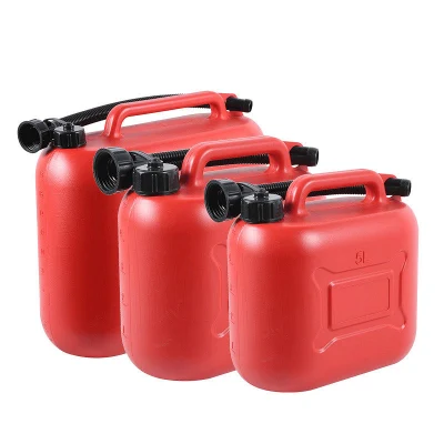 5/10/20L rouge protection de l'environnement épaissi avec échelle jerrican d'huile en plastique antistatique anti-déflagrant