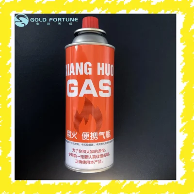 Aérosols sur mesure pour gaz butane 400 ml 65*158 mm