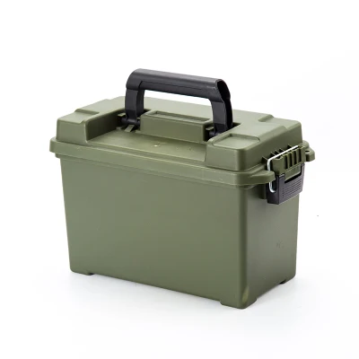 Boîte à outils en plastique pour munitions pour pistolet Bullet Dry-Storage Boîte à munitions en plastique
