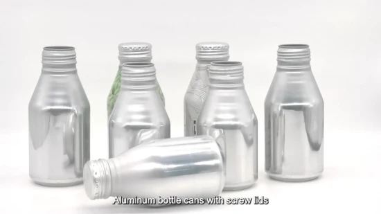 250ml 280ml Boîtes de bouteilles de boissons en aluminium avec bouchons à vis