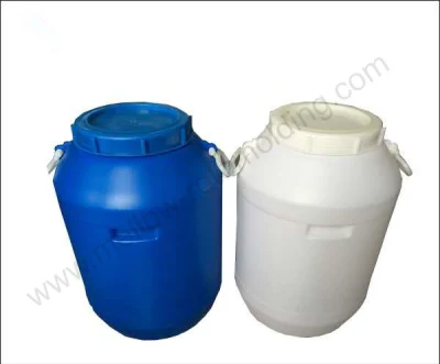 Jerrycan de tambour en plastique HDPE 50L de moulage par soufflage pour le baril d'emballage chimique de stockage d'huile de cuisson de l'eau